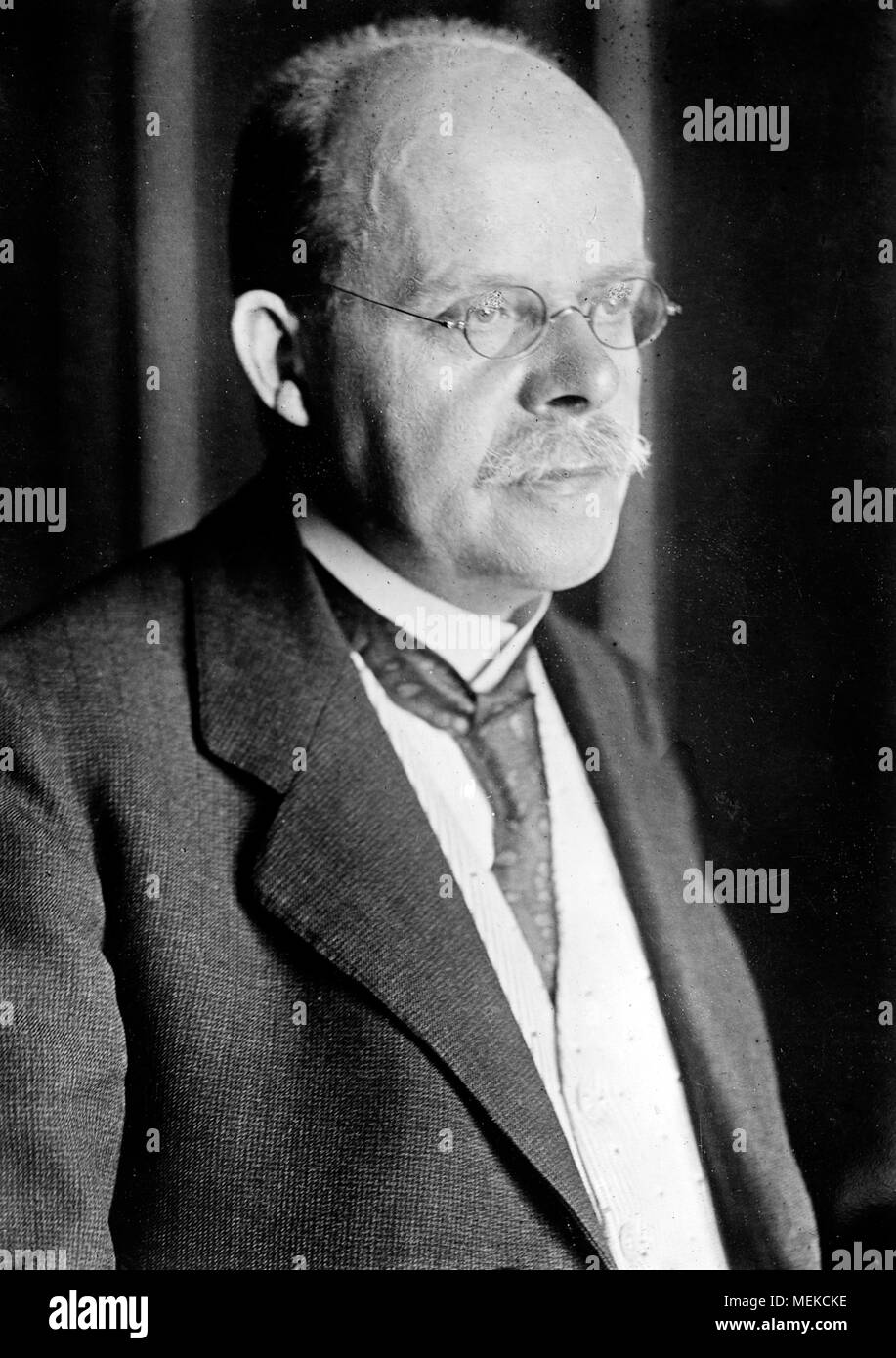 Wilhelm Marx (1863 - 1946) homme politique allemand et membre du Parti du centre. Il a été chancelier de l'Allemagne deux fois, de 1923 à 1925 et de 1926 à 1928 Banque D'Images