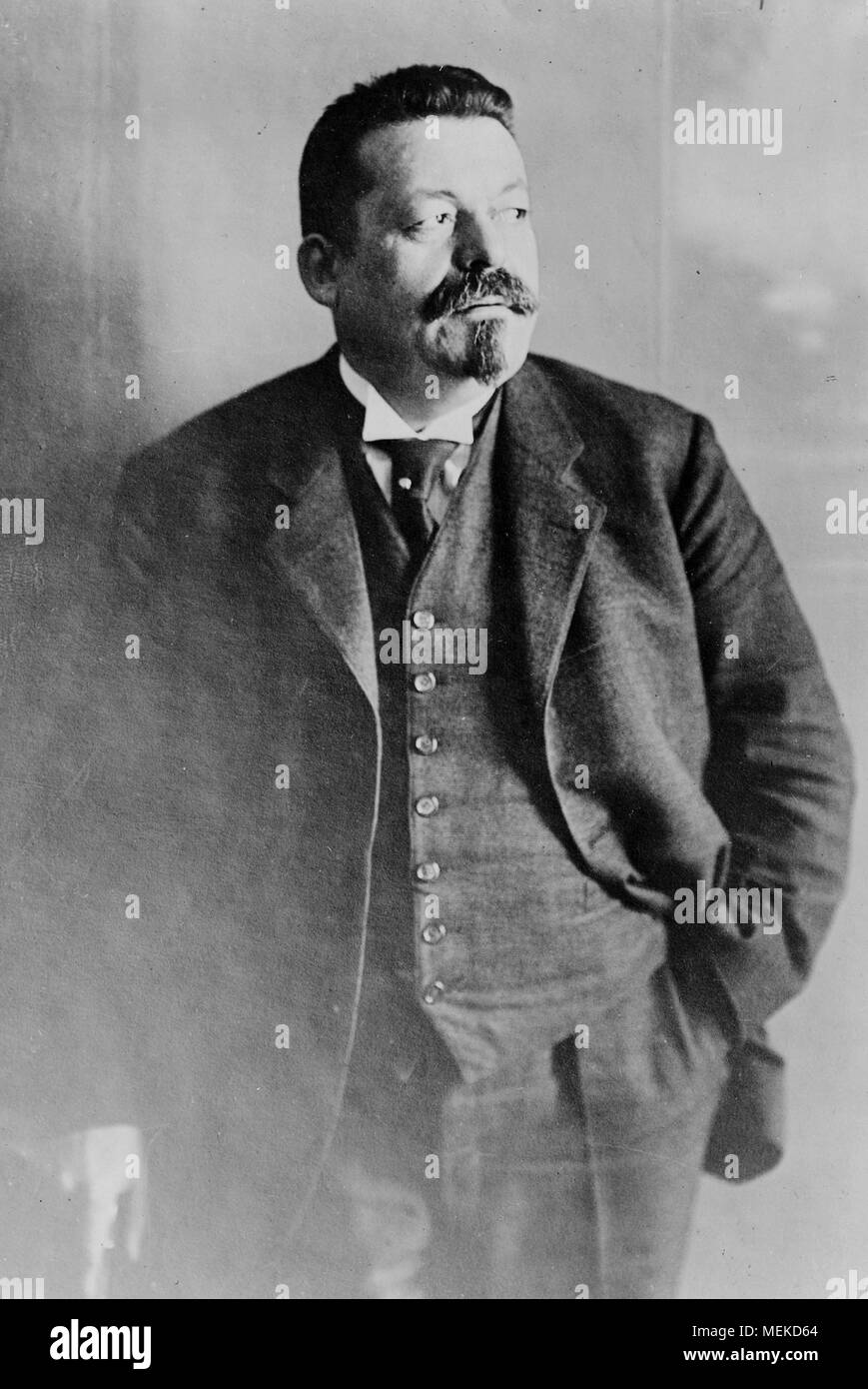 Le président Ebert d'Allemagne, Friedrich Ebert (1871 - 1925) homme politique allemand du parti social-démocrate d'Allemagne (SPD) et le premier président de l'Allemagne 1919 Banque D'Images