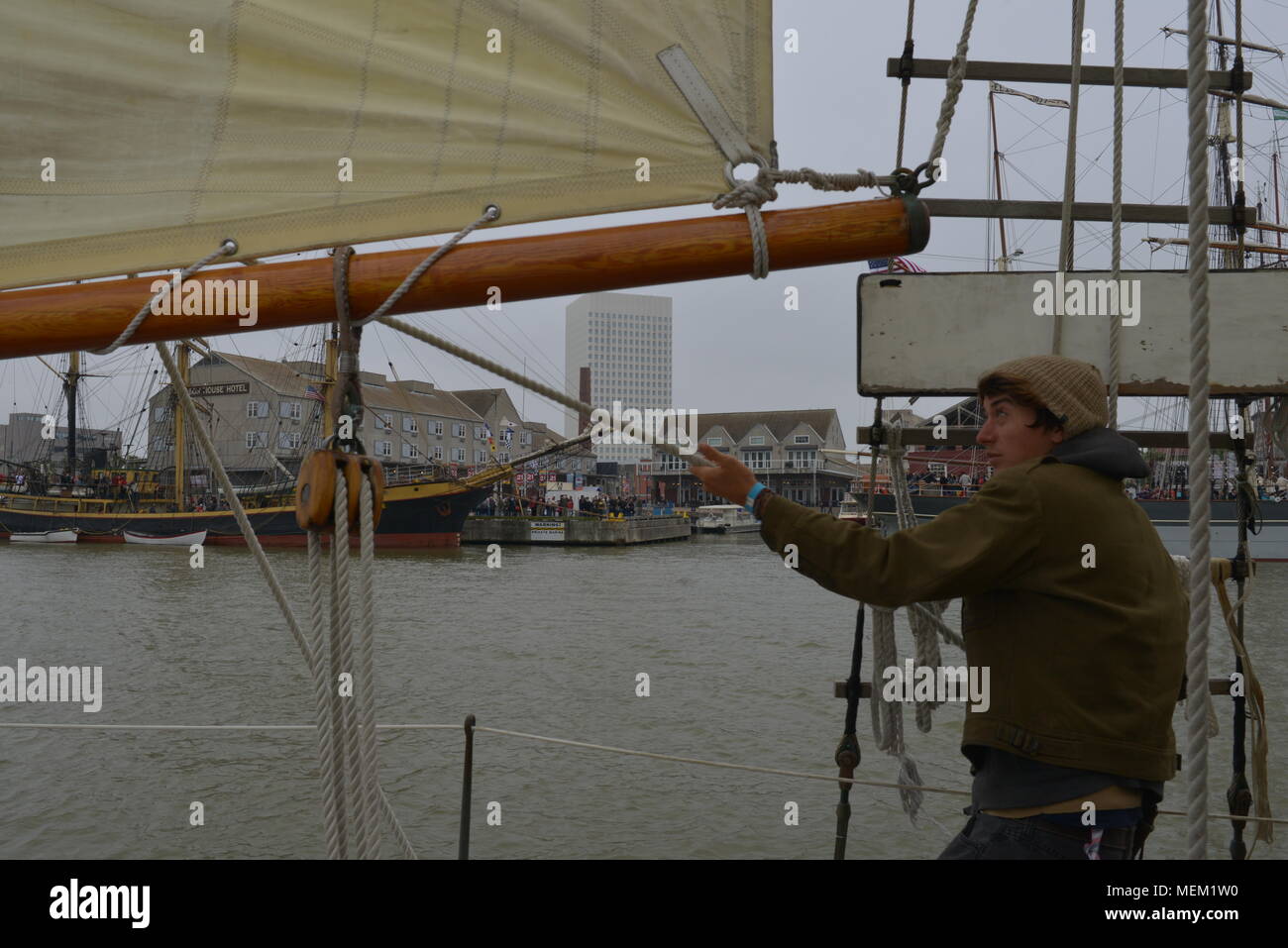 Grands navires - 18e et 19e siècle Banque D'Images