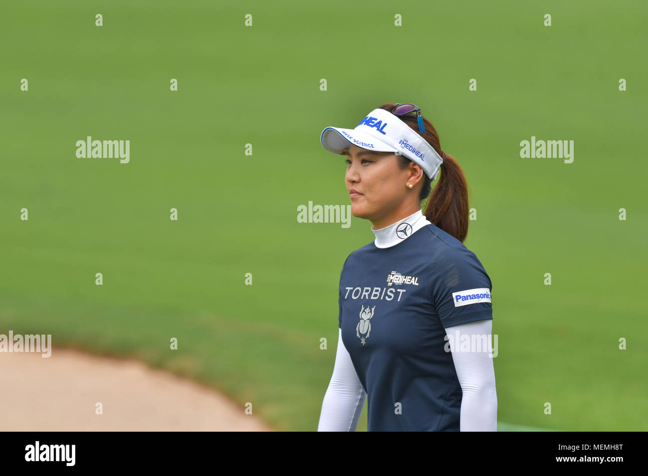Si Yeon Ryu de République de Corée en 2018 Honda LPGA Thailand au Siam Country Club, Old Course le 24 février 2018 à Pattaya Chonburi, Thaïlande. Banque D'Images