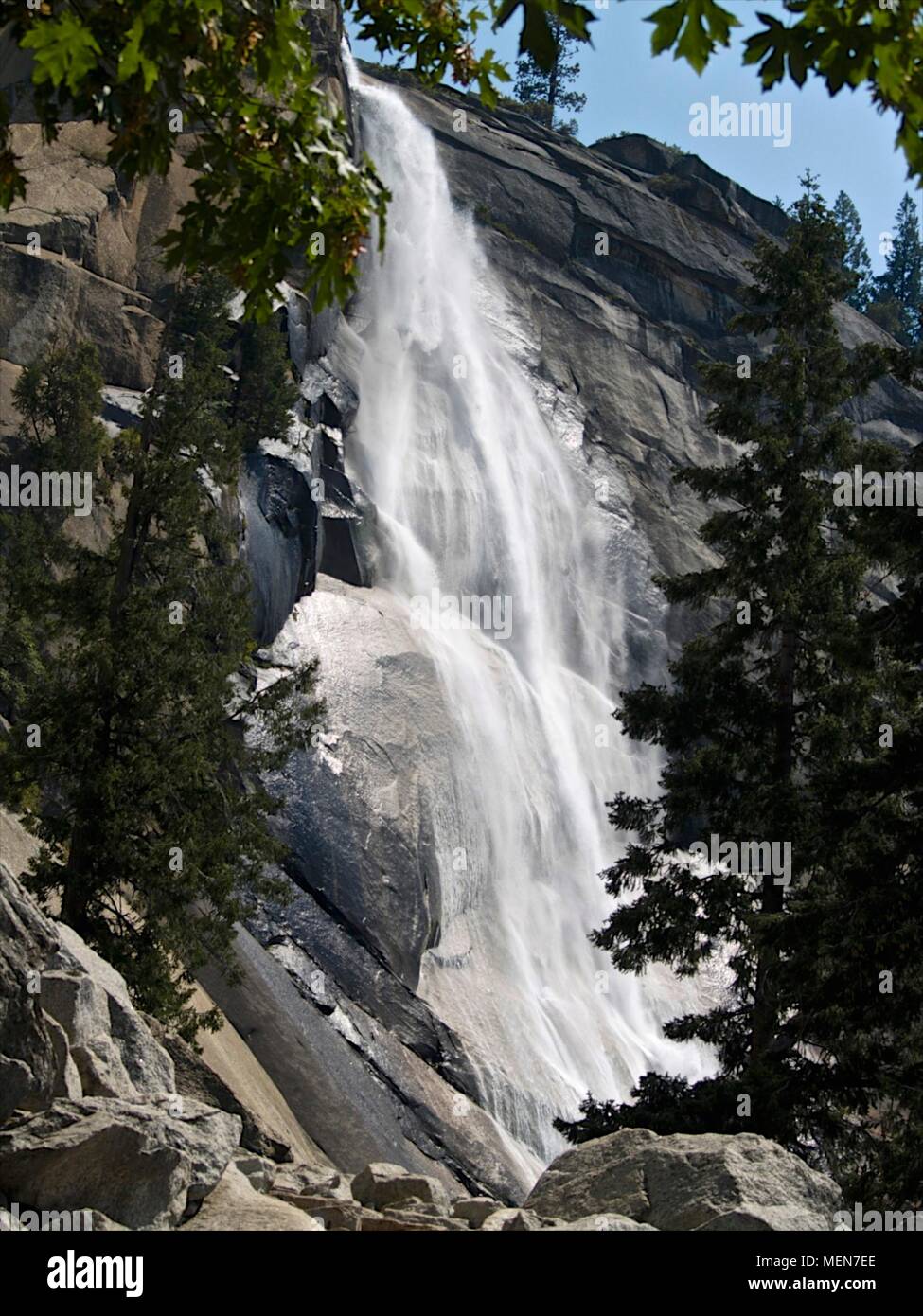 Nevada Falls, Yosemite, Californie Banque D'Images