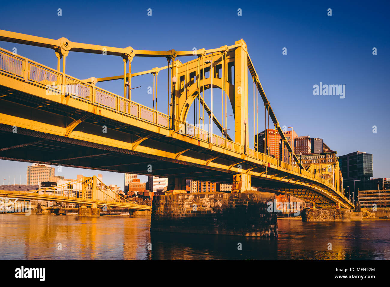 Le pont d'Andy Warhol à Pittsburgh, PA Banque D'Images