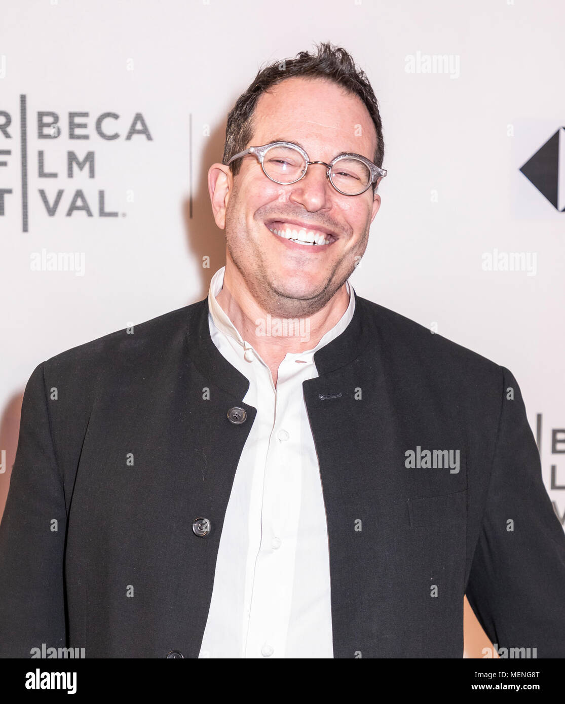 New York, États-Unis. Apr 21, 2018. Réalisateur Michael Mayer assiste à la première mondiale au cours de la mouette 2018 Tribeca Film Festival au CCMB Tribeca PAC, Manhattan Crédit : Sam Aronov/Pacific Press/Alamy Live News Banque D'Images