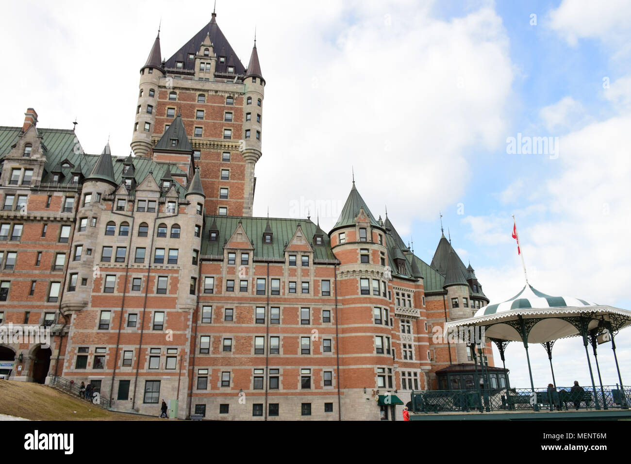 L'hôtel Fairmont Le Château Frontenac, au coeur du Vieux Québec Banque D'Images