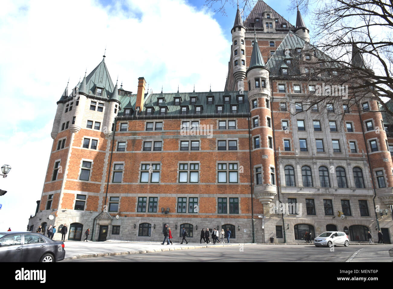 L'hôtel Fairmont Le Château Frontenac, au coeur du Vieux Québec Banque D'Images