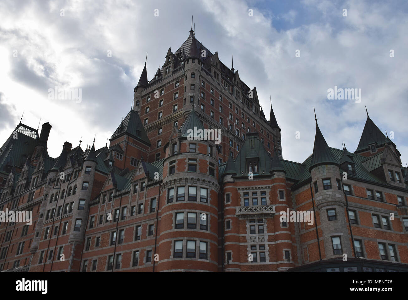 L'hôtel Fairmont Le Château Frontenac, au coeur du Vieux Québec Banque D'Images