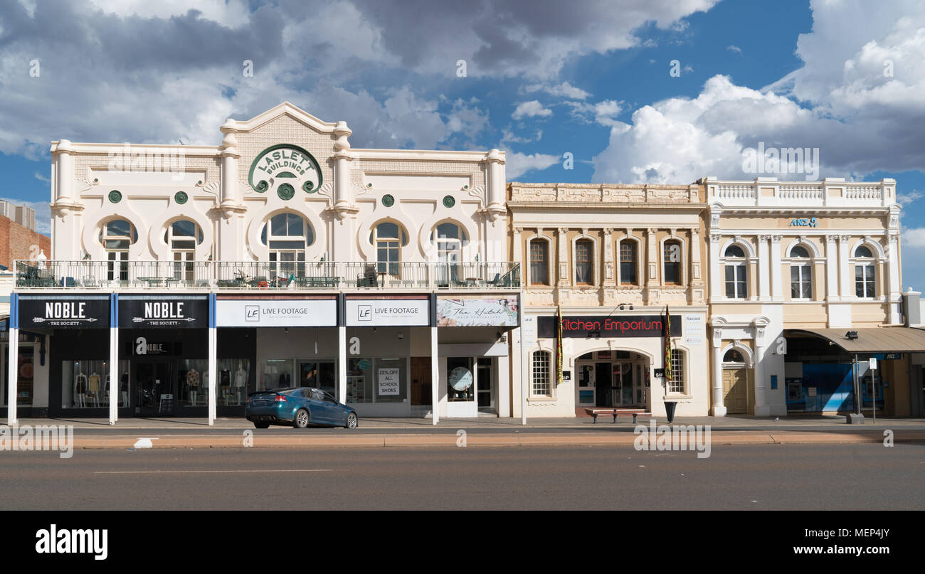 KALGOORLIE, AUSTRALIE - janvier 27, 2018 : bâtiments historiques de la ville de Kalgoorlie, le 27 janvier 2018 dans l'ouest de l'Australie Banque D'Images