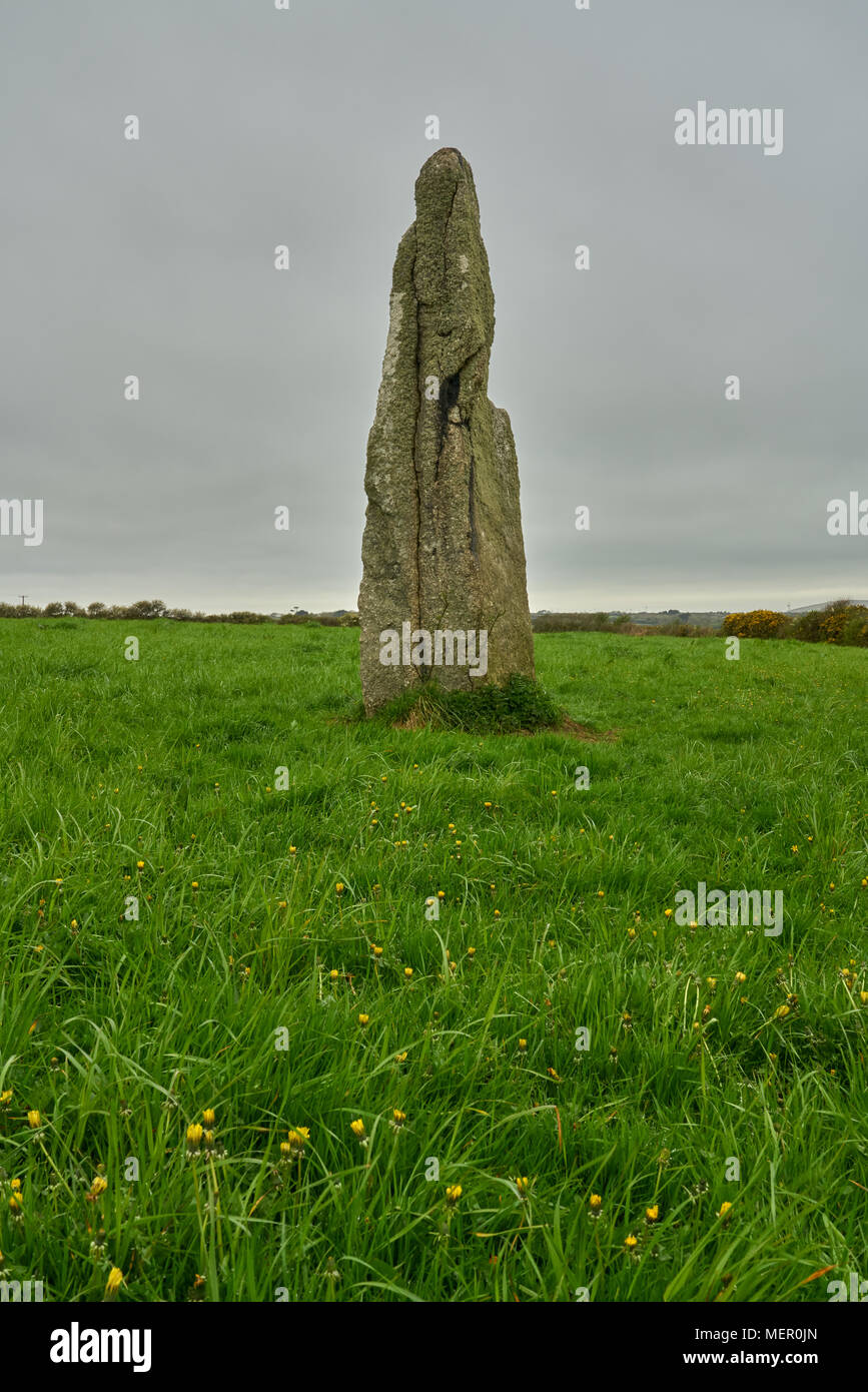Les Pipers menhirs Banque D'Images