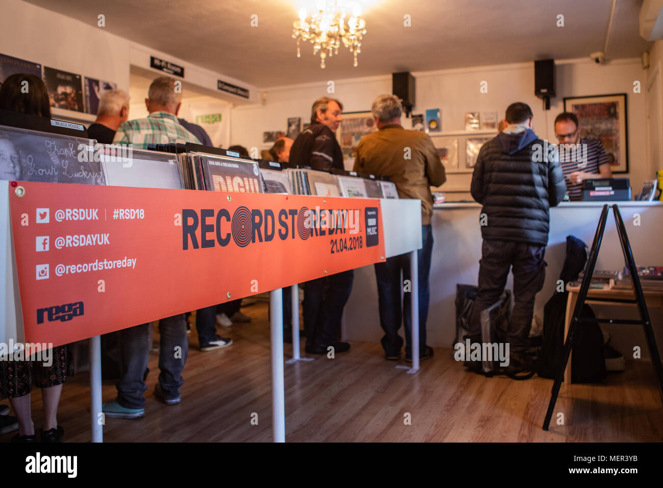 Record Store Day 2018 Banque D'Images