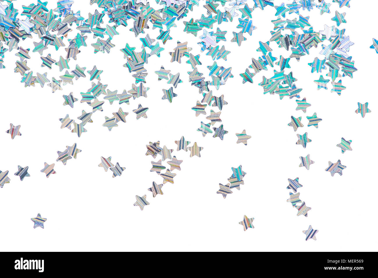 Bright stars de fond d'origine et de néons multicolores étoile Banque D'Images