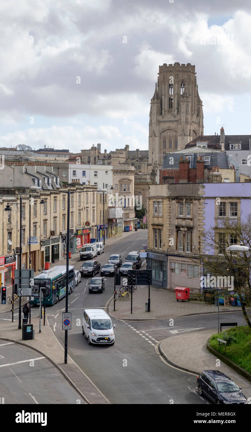 Le Triangle, le centre-ville de Bristol England uk Banque D'Images