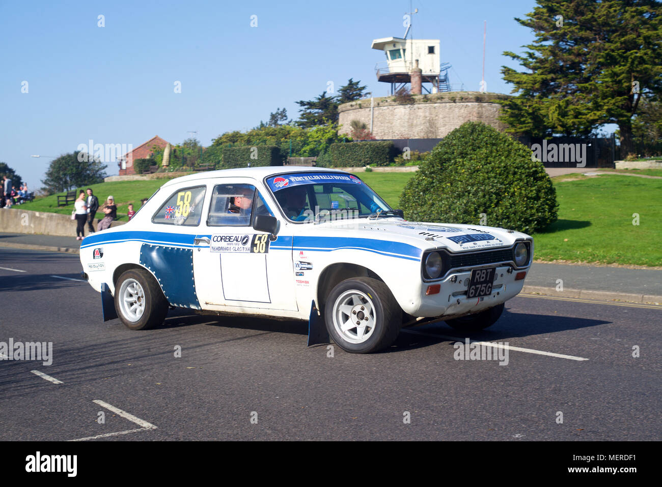 Corbeau sièges rally Tendring et Clacton Dimanche 22 avril 2018. Banque D'Images