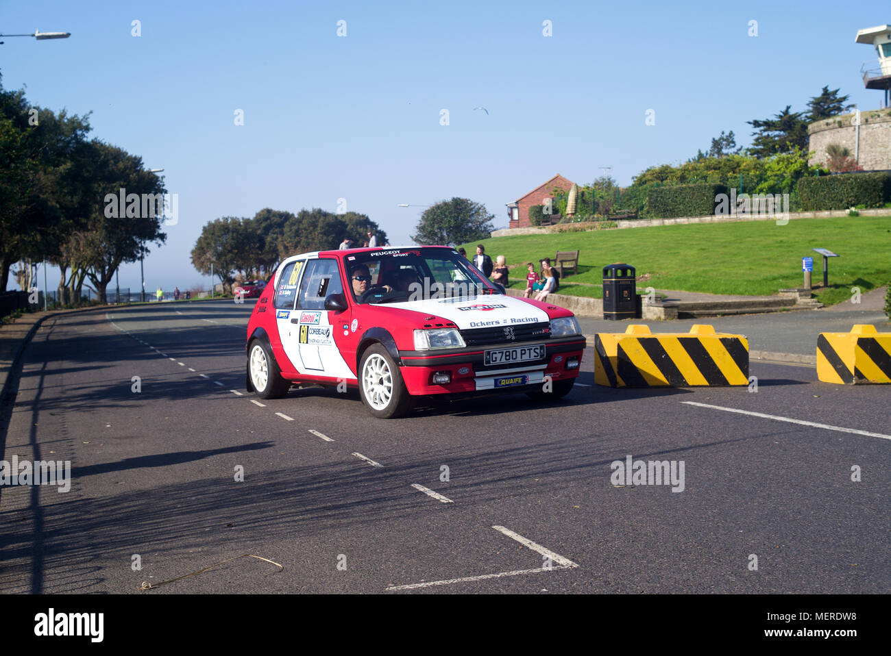 Corbeau sièges rally Tendring et Clacton Dimanche 22 avril 2018. Banque D'Images