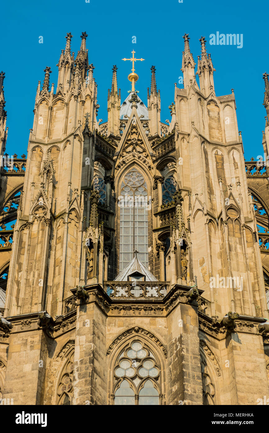 Détail de dôme de Cologne, Allemagne Banque D'Images