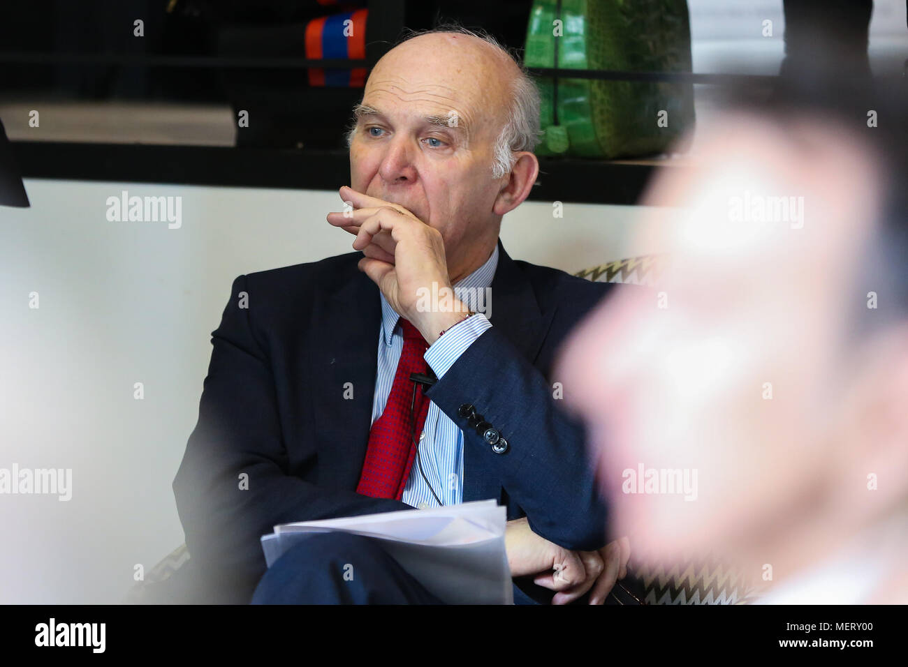 Marquant le premier anniversaire du déclenchement de la Grande-Bretagne avec l'article 50, un an avant le pays est due à quitter l'UE, les principaux politiciens, chefs d'entreprises et militant libéral prendre part au moins 365 Democrates' Brexit conférence dans le centre de Londres. La conférence évalue également la situation actuelle, examine les conséquences de l'Brexit, et vous demande ce que plus d'entreprises devraient faire pour préparer et aider. Avec : Vince Cable MP Où : London, Royaume-Uni Quand : 23 Mar 2018 Crédit : Dinendra Haria/WENN Banque D'Images