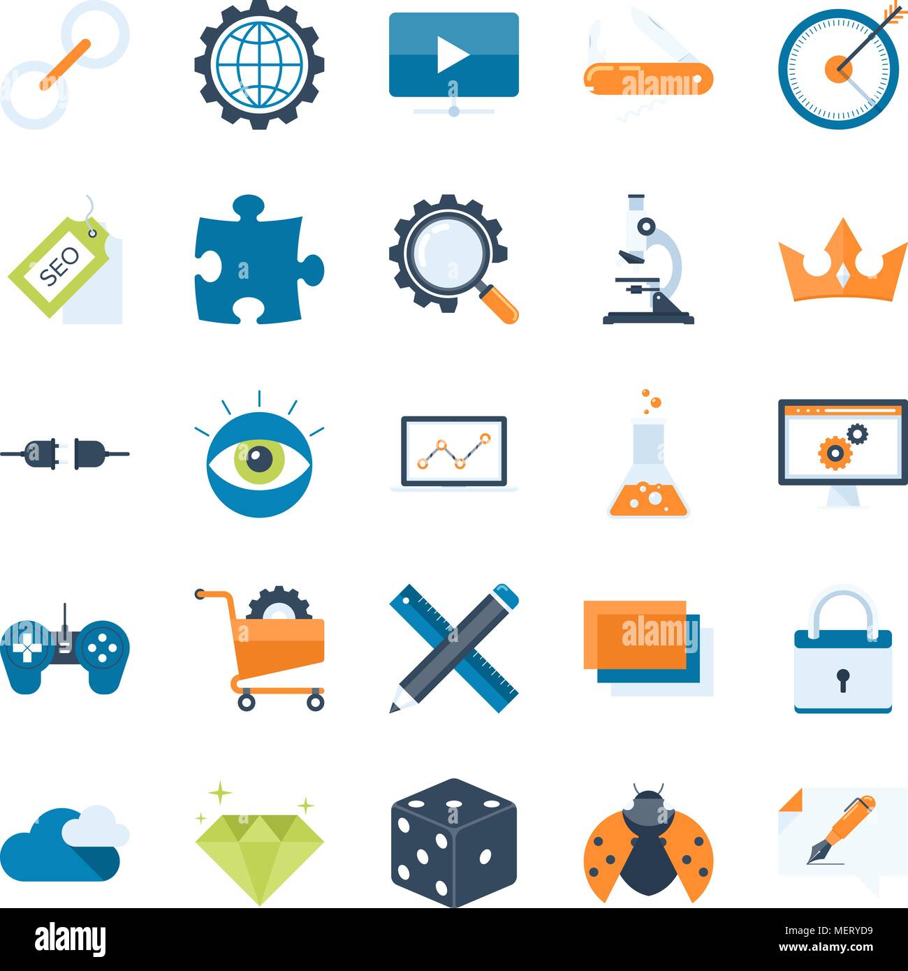 SEO et Optimisation Web Illustration de Vecteur