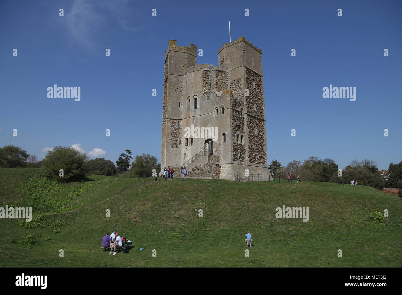 Orford, château, Suffolk, UK. Banque D'Images