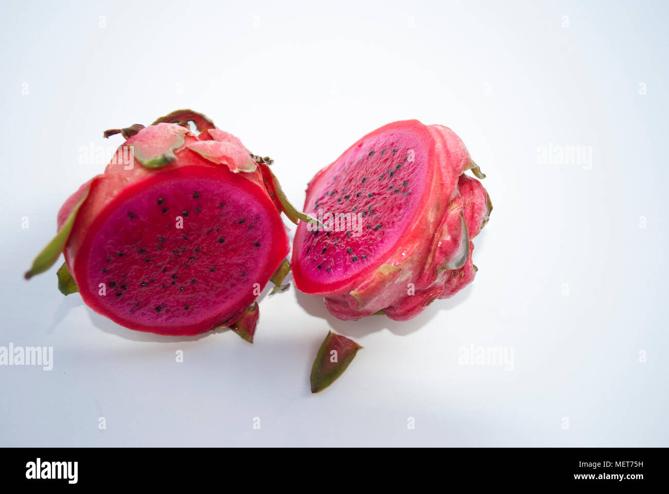 Fruits exotiques. Fruit du dragon, close-up Banque D'Images