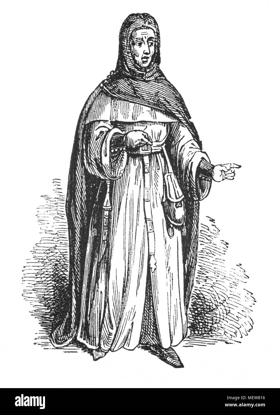 Sir William Gascoigne (1350 - 1419) a été juge en chef de l'Angleterre durant le règne du roi Henri IV. Il histotic atteint la renommée à travers le conte populaire de son commettant, le Prince de Galles (le futur Henri V) en prison. Il est dit que le juge avait ordonné la mort de l'un des compagnons de débauche du prince, et le prince, qui était présent et furieux de la phrase, frappé ou insulté le juge. Gascoigne commis immédiatement en prison, et a donné le prince un grade qui lui a causé de reconnaître la justice de la peine. Le staory n'a jamais été authentifiés, Banque D'Images