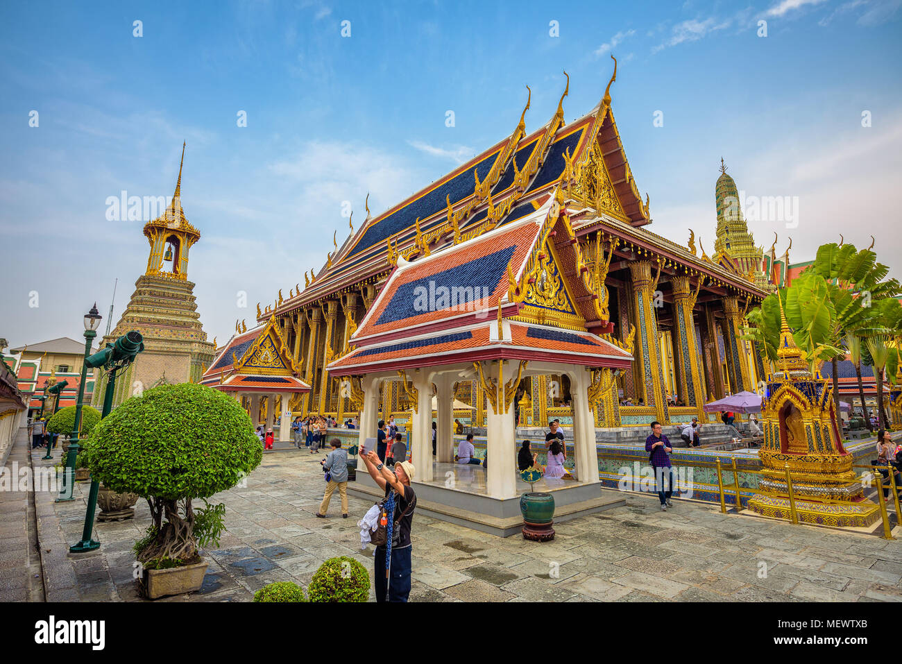 Grand palais à Bangkok, Thaïlande Banque D'Images