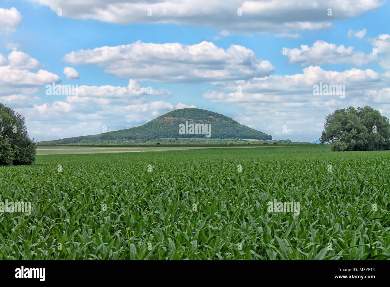 La montagne de Rip - lieu de pèlerinage populaire, la région de Bohême centrale. République tchèque. Banque D'Images