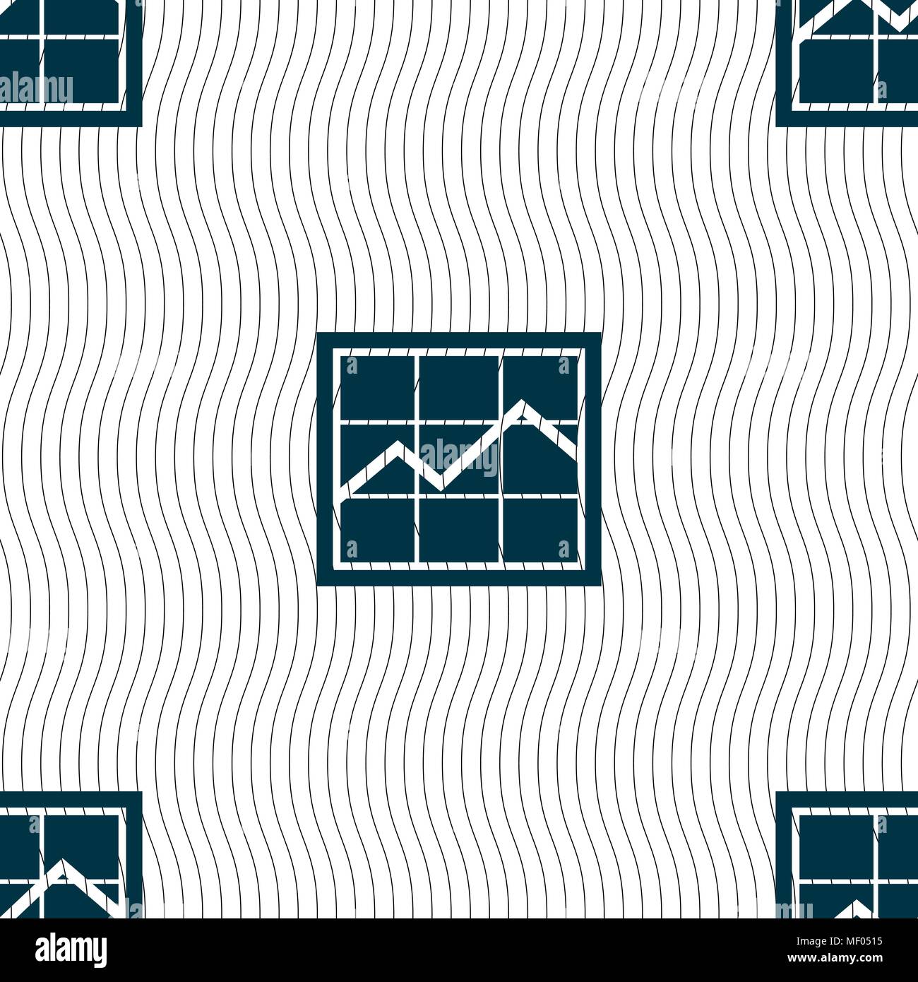 L'icône Tableau de signe. Motif géométrique transparente avec la texture. Vector illustration Illustration de Vecteur