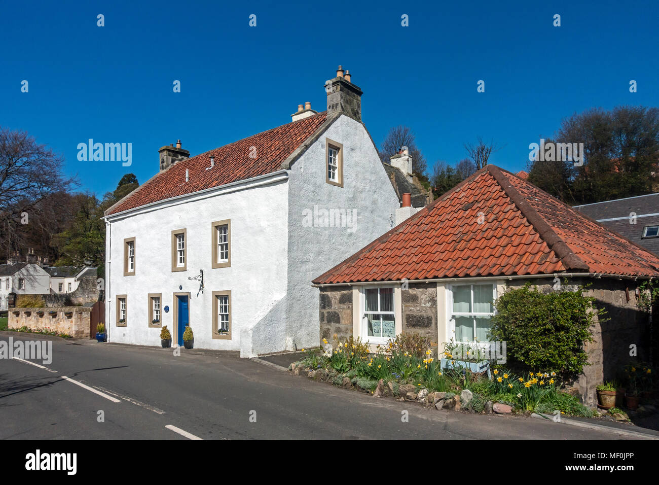 L'Ecosse l'environnement historique bâtiment classé de catégorie B à la Chambre verte de l'Ouest dans la région de Fife Culross Scotland UK Banque D'Images