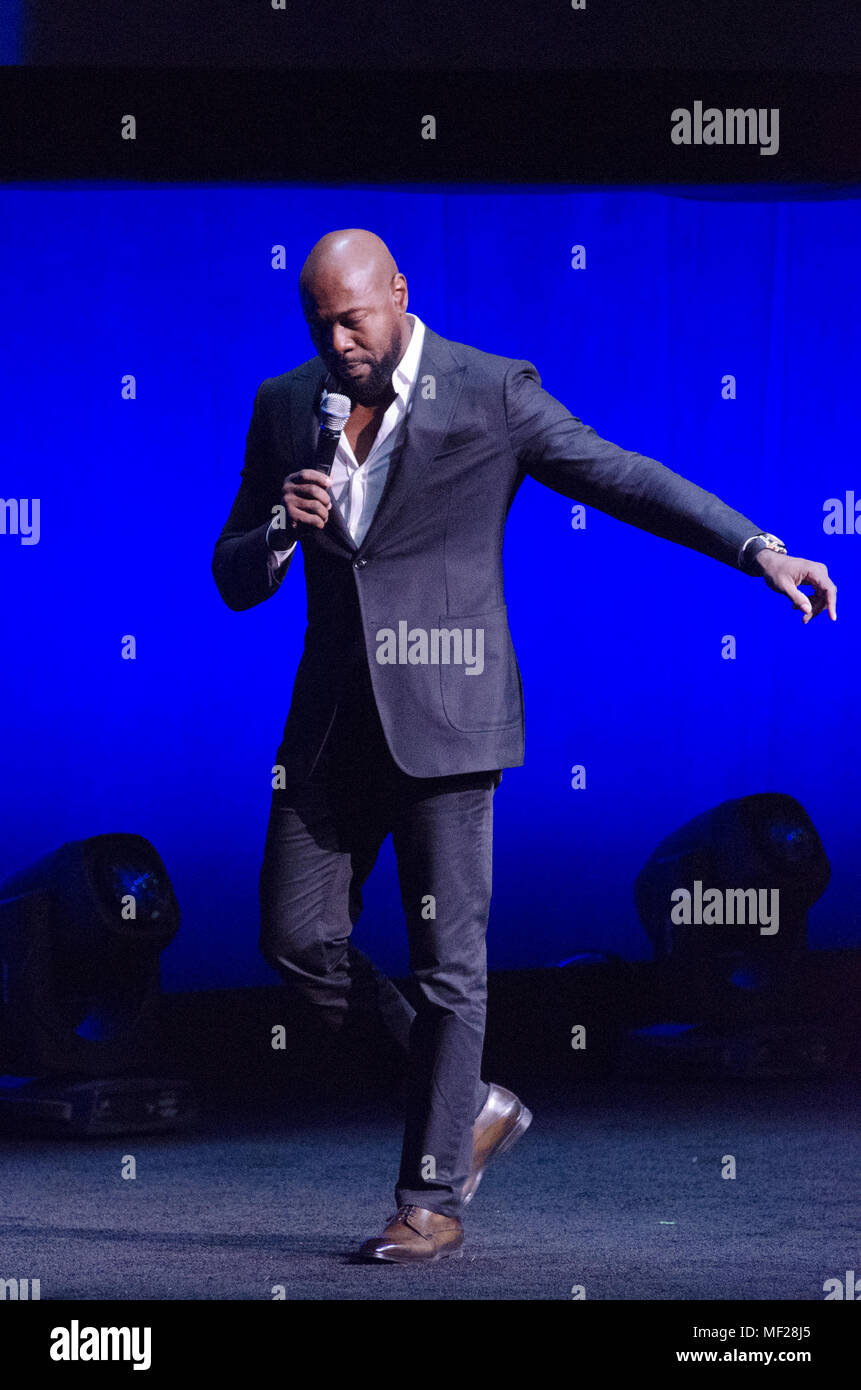 Las Vegas, USA. 24 Jan, 2011. Producteur/réalisateur Antoine Fuqua a parlé à la foule au CinemaCon sur son prochain film l'Equalizer 2 sur 23 mars 2018 à l'intérieur de Caesars Palace à Las Vegas, NV. Crédit : l'accès Photo/Alamy Live News Banque D'Images
