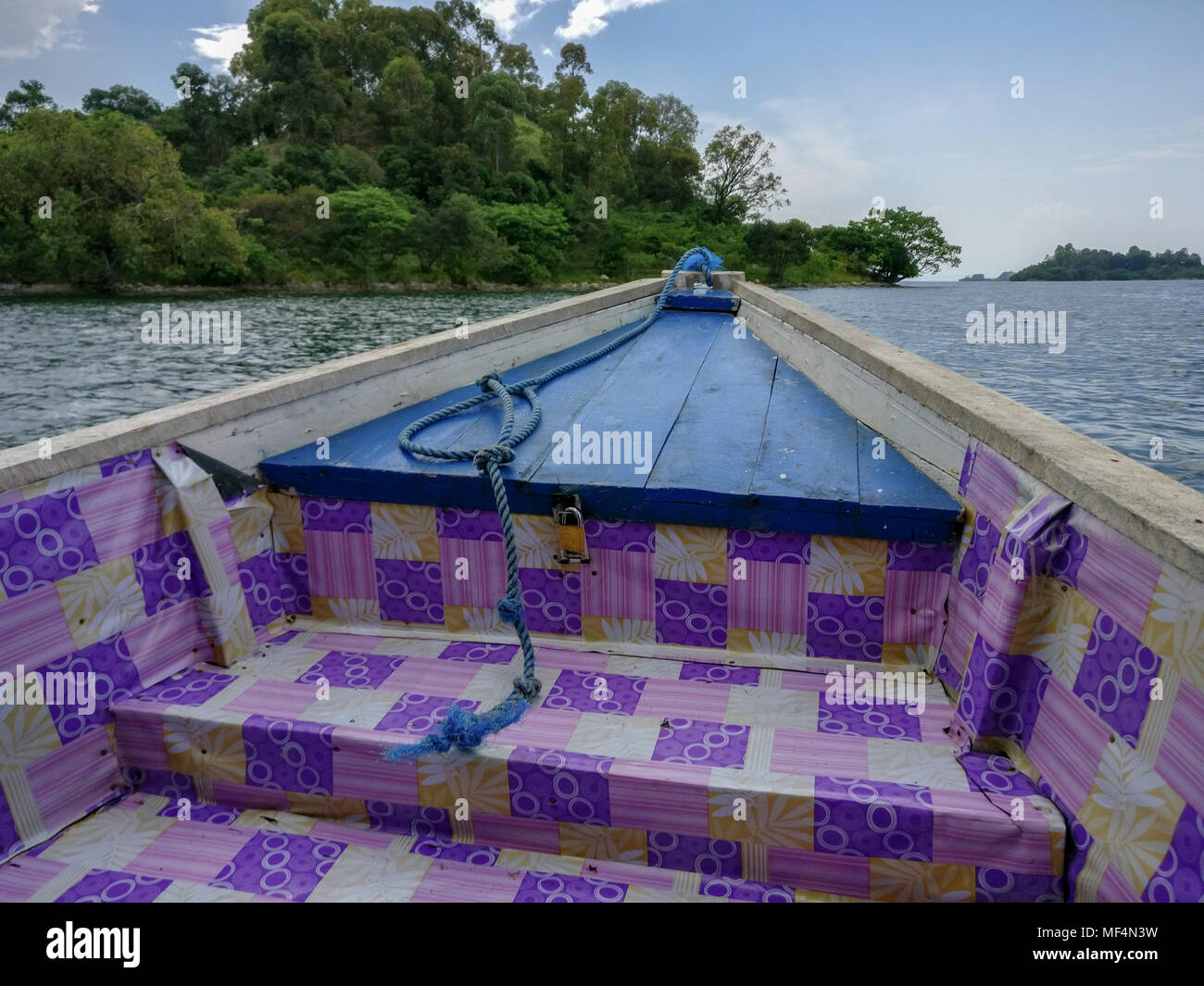 Le lac Kivu, au Rwanda (Afrique) Banque D'Images Le lac Kivu, au Rwanda (Afrique) Banque D'Images