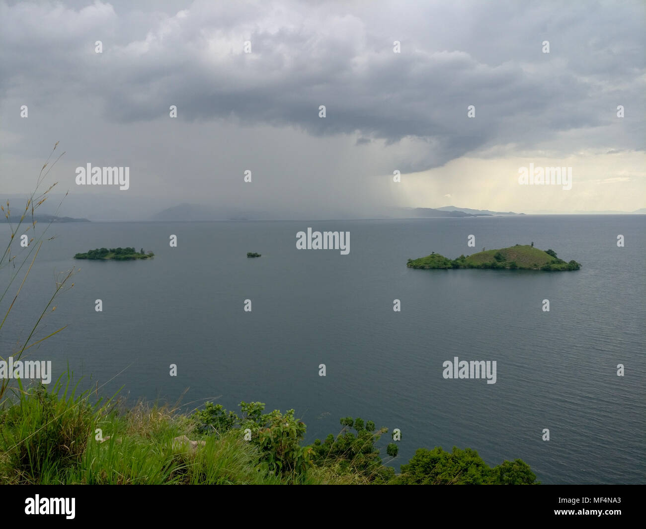 Le lac Kivu, au Rwanda (Afrique) Banque D'Images Le lac Kivu, au Rwanda (Afrique) Banque D'Images