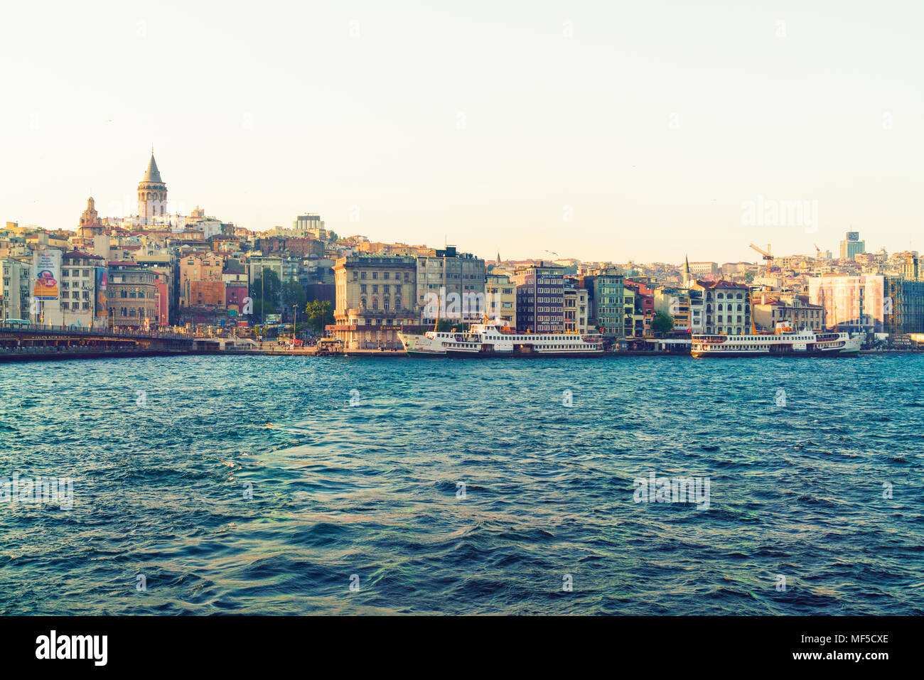 La Turquie, Istanbul, Beyoglu, Golden Horn Banque D'Images