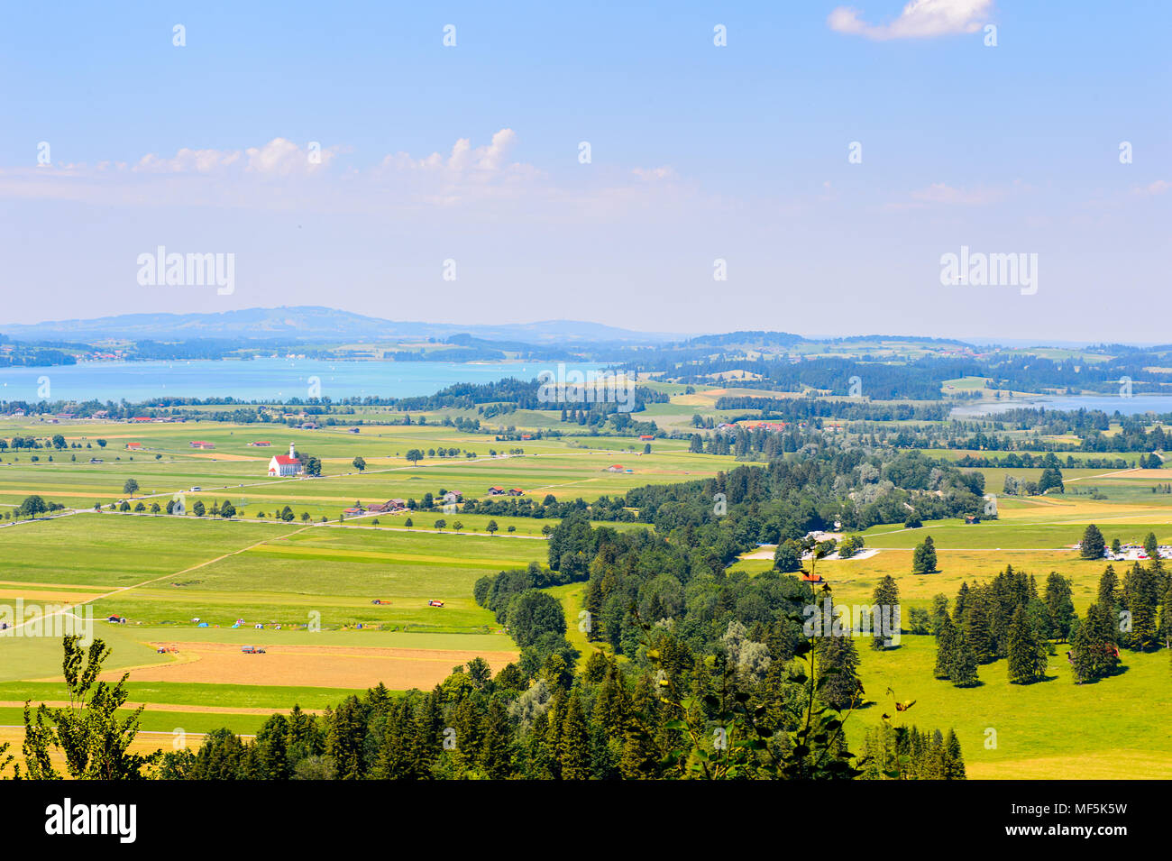 Lac de montagnes de Bavière, Allemagne Banque D'Images