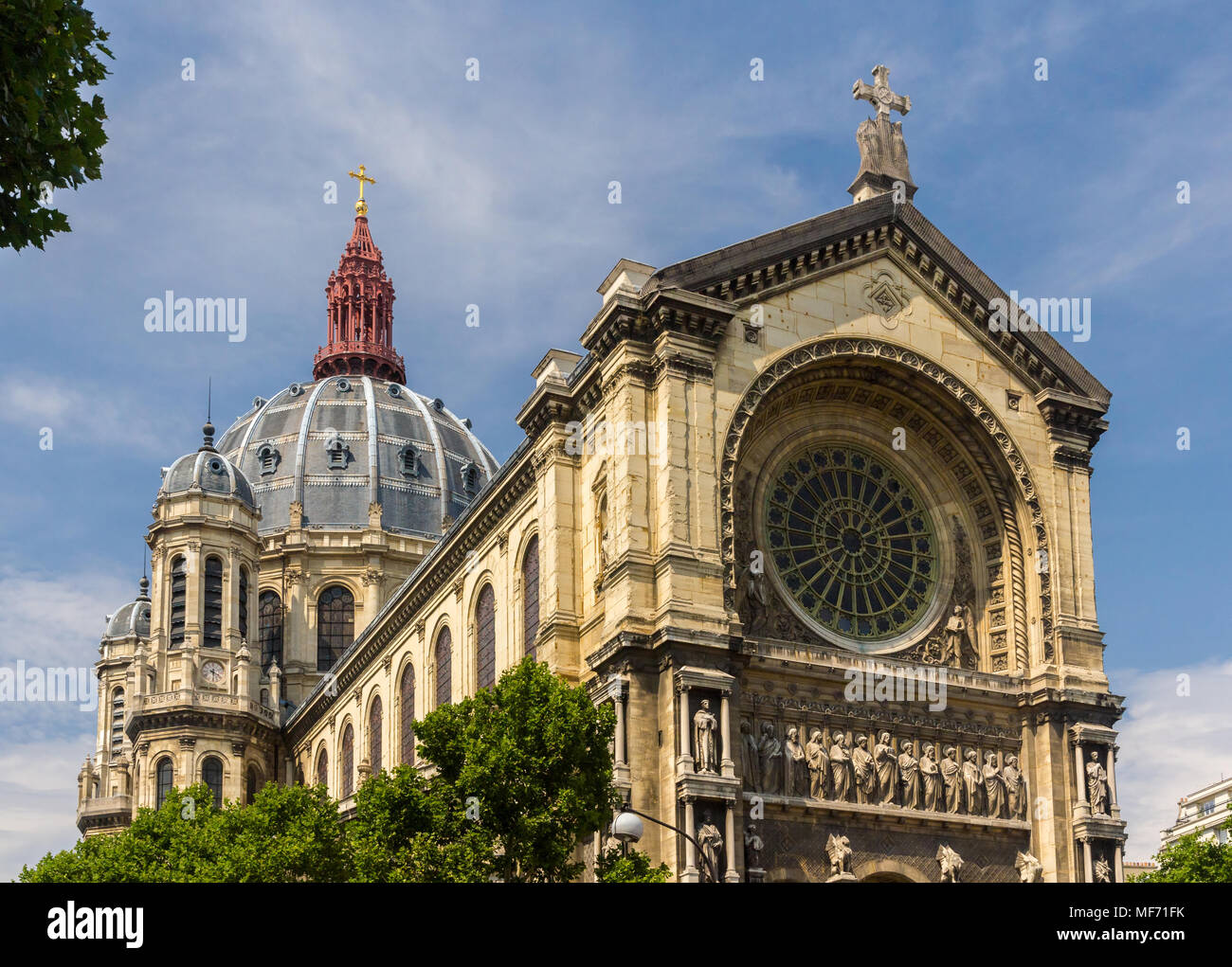 Eglise de Saint-Augustin à Paris - France Banque D'Images