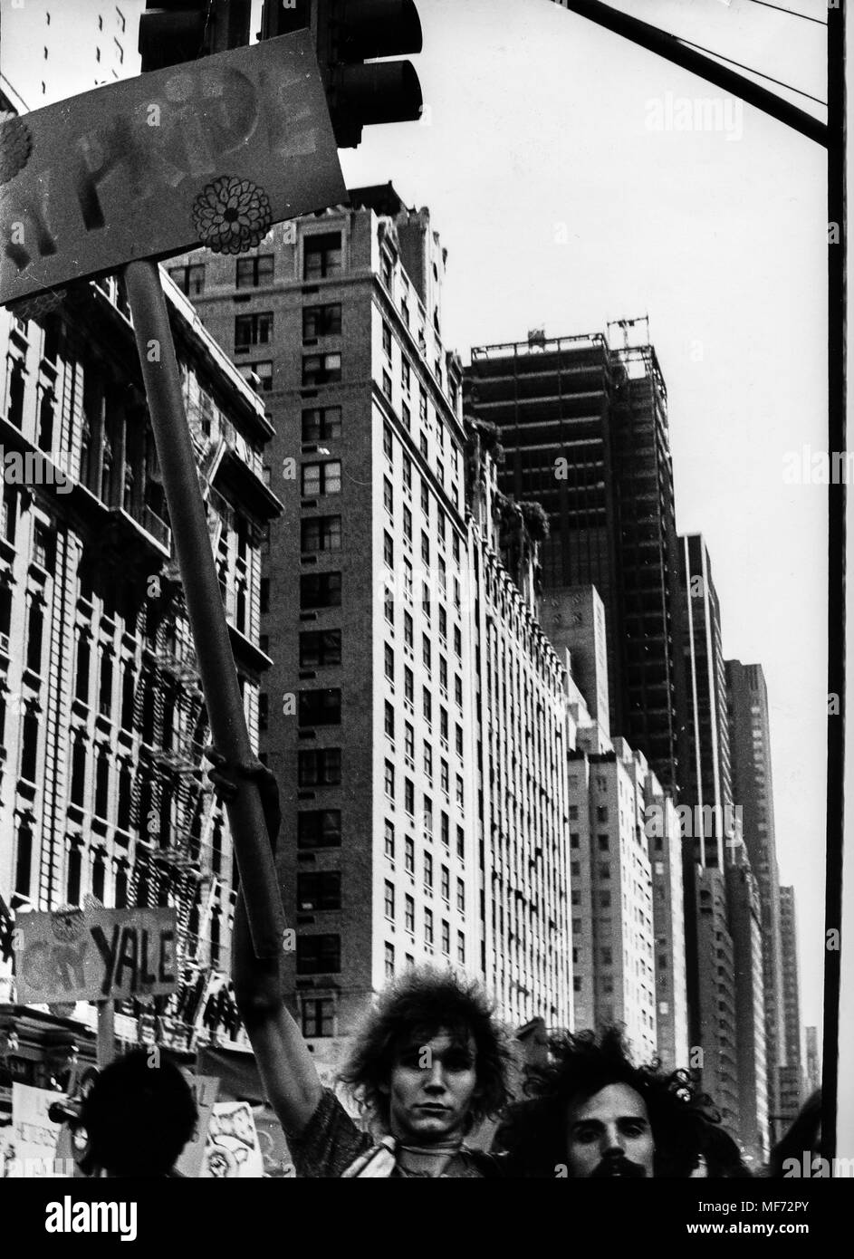 Gay pride, New York, 1970 Banque D'Images