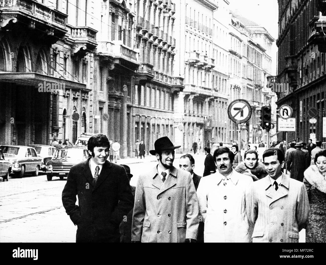 Milan, Italie, 1970 Banque D'Images
