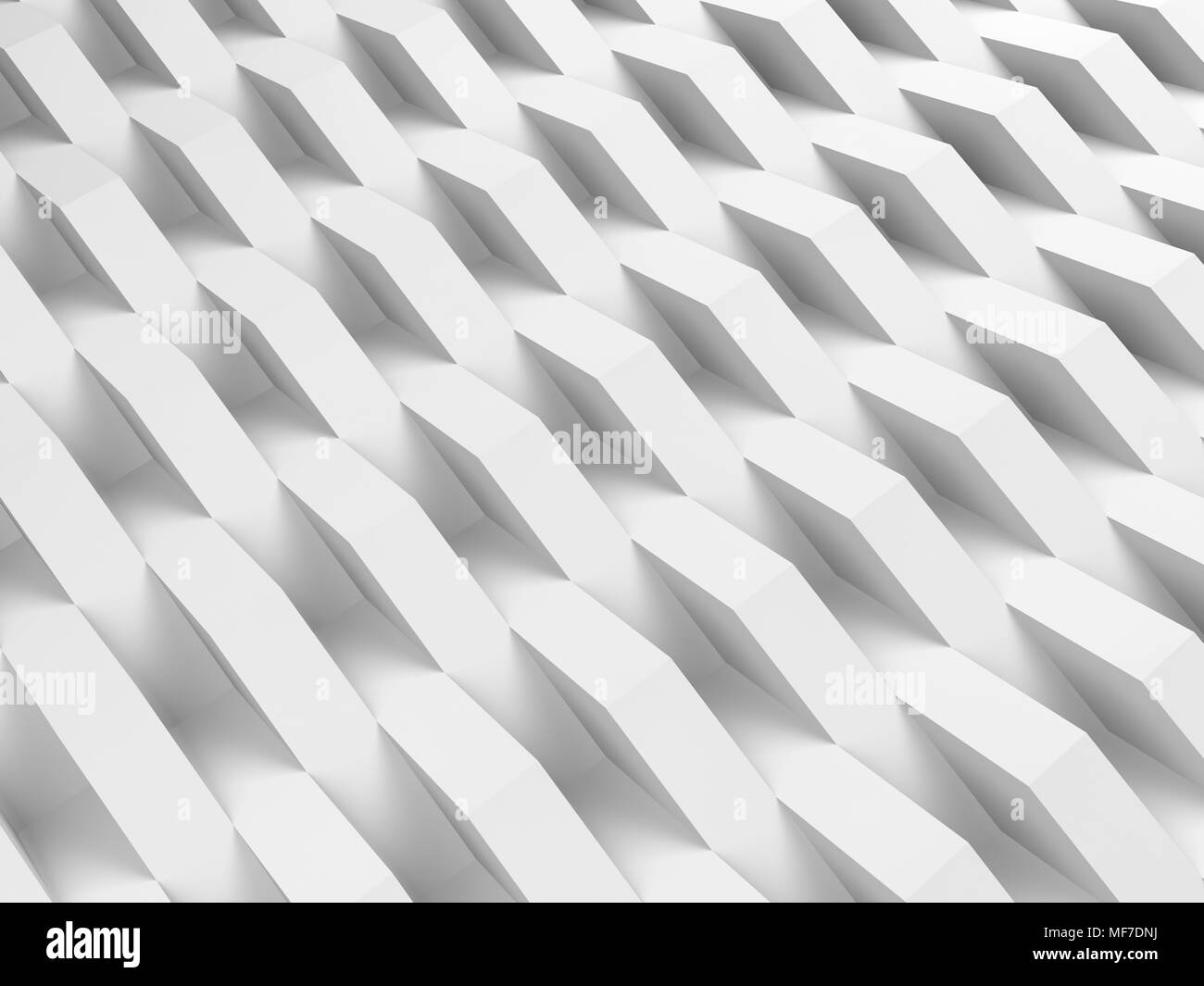 Résumé contexte numérique, géométrique, de secours sur les coins du mur. Illustration 3D render Banque D'Images