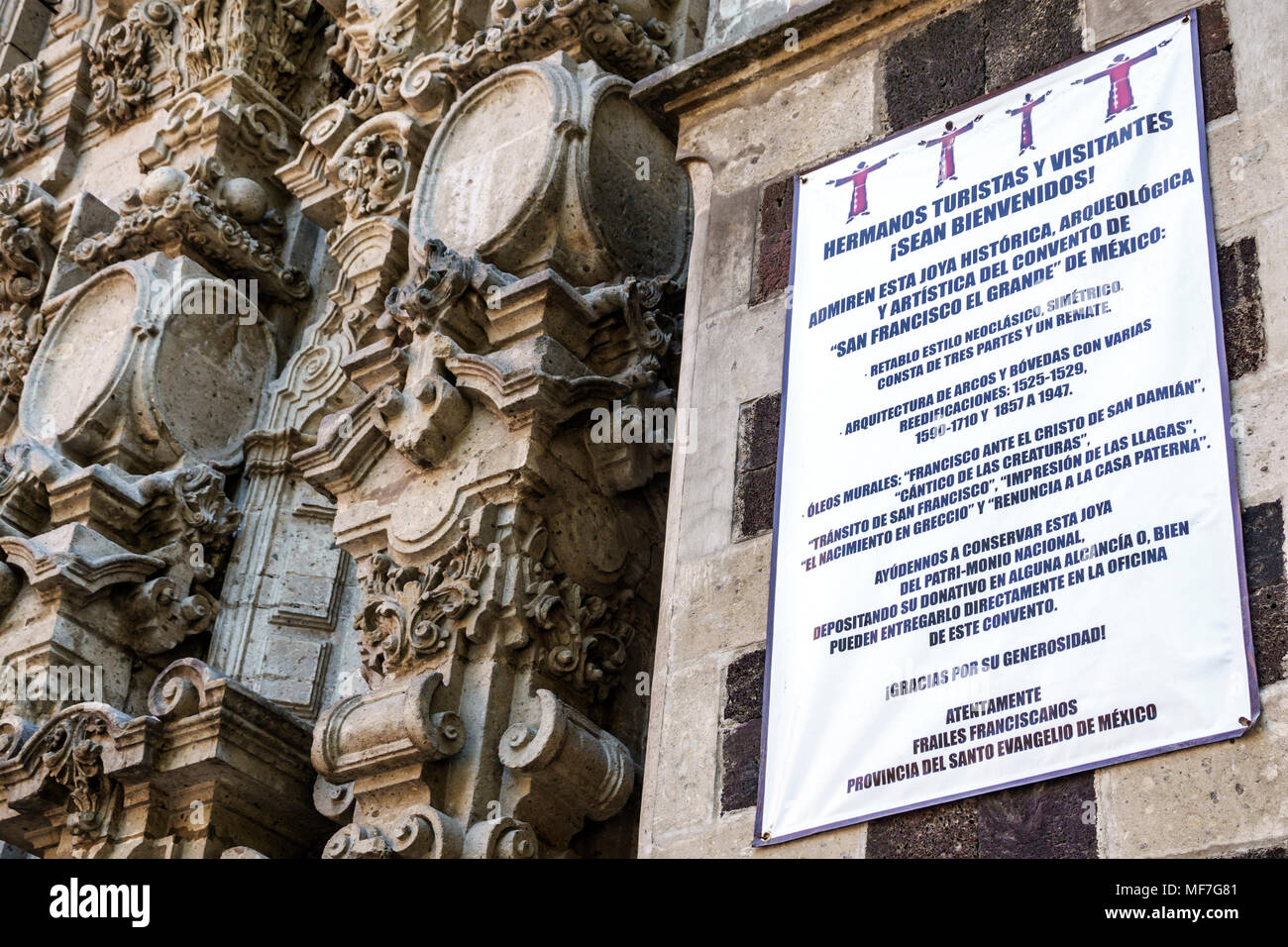 Mexico, mexicain, hispanique, centre historique, Avenida Calle Francisco Madero, Eglise Iglesia de San Francisco, église catholique, Chapelle Balvanera Banque D'Images