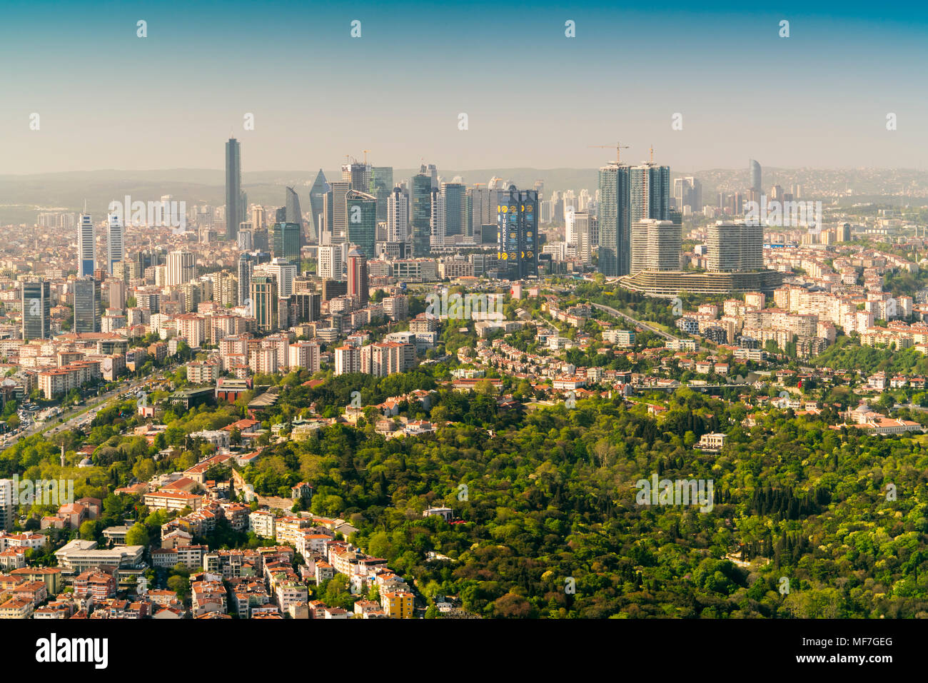 La Turquie, Istanbul, financial district Banque D'Images