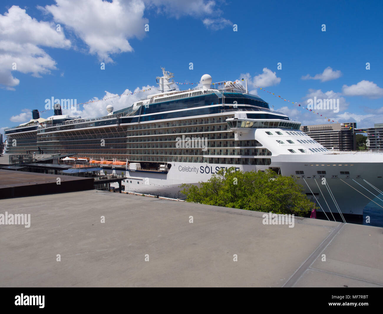 Bateau de croisière Celebrity Solstice à Sydney Banque D'Images