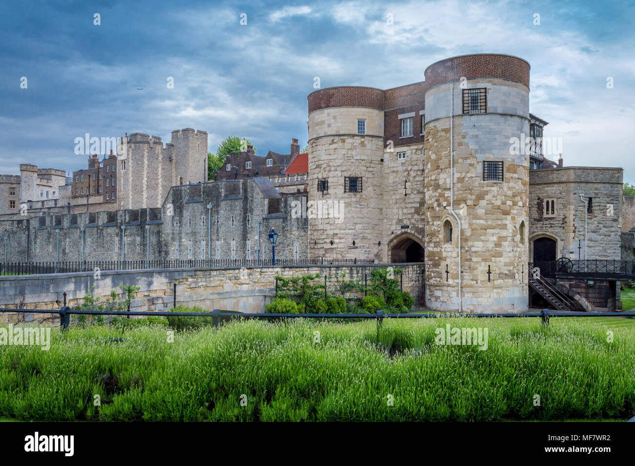 Une vue rapprochée de la Tour de Londres, Londres, Angleterre, Royaume-Uni Banque D'Images