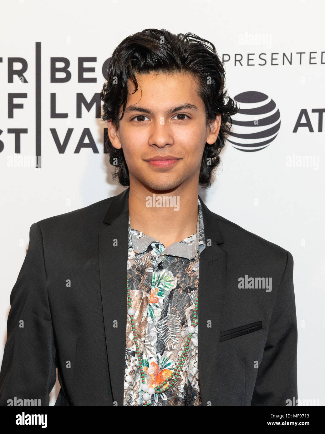 New York, USA. 24 avril, 2018. Xolo Mariduena au Tribeca Film Festival arrivées tapis rouge à New York. Credit : SOPA/Alamy Images Limited Live News Banque D'Images