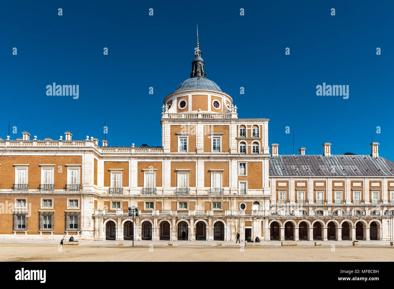 Une partie du Palais Royal (Palacio Real), Aranjuez, Espagne Banque D'Images