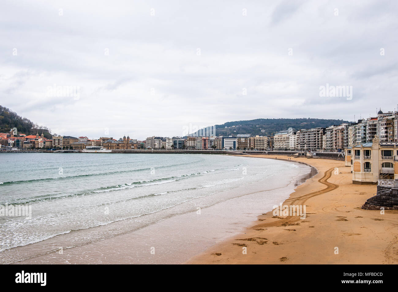 Paysage Plage Mer Cantabrique San Sebastian Pays Basque