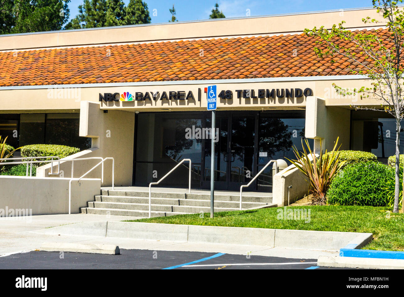 NBC Bay area dans la Silicon Valley de Californie du Nord, USA Banque D'Images