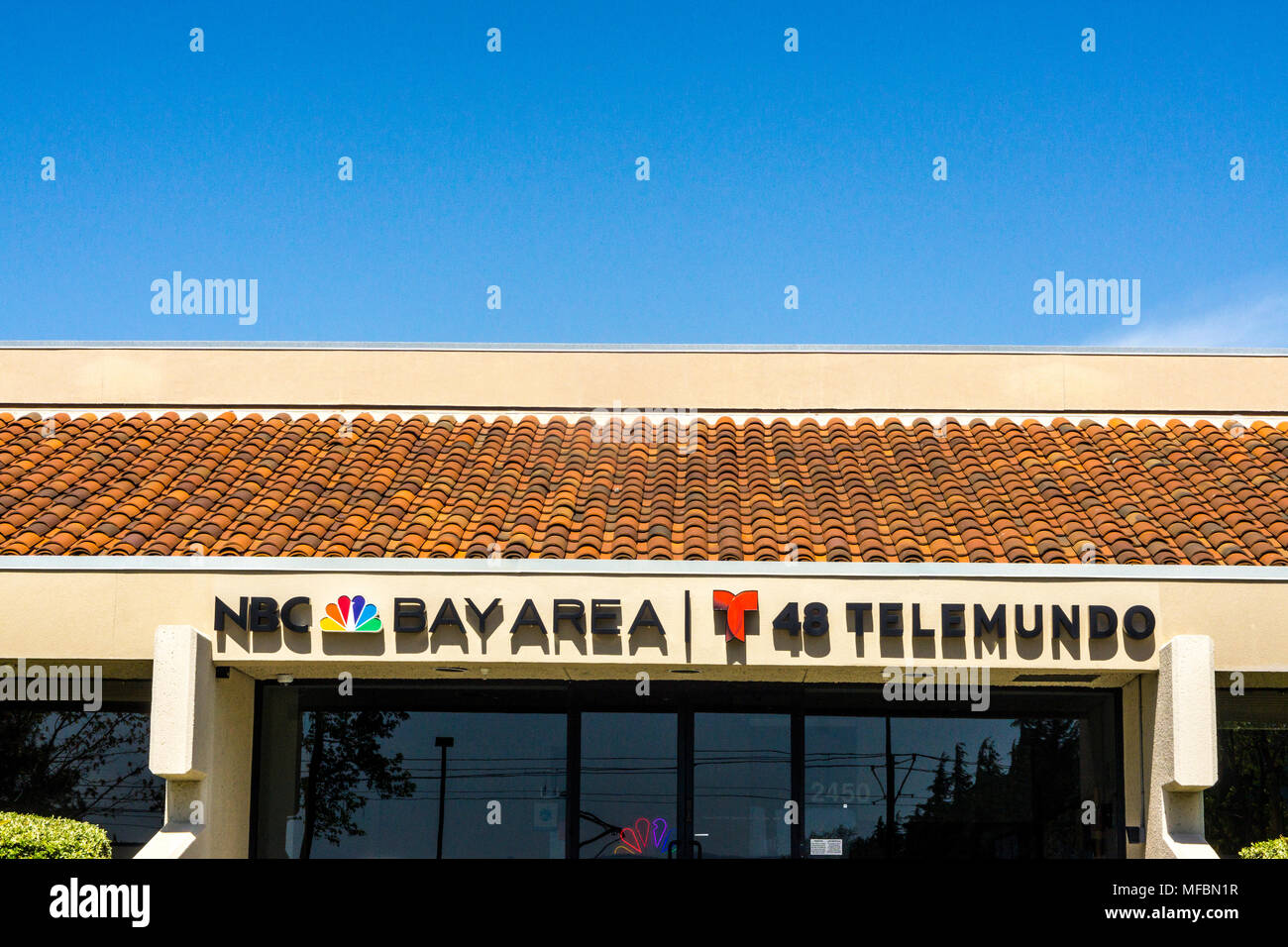 NBC Bay Area n la Silicon Valley de Californie du Nord, USA Banque D'Images