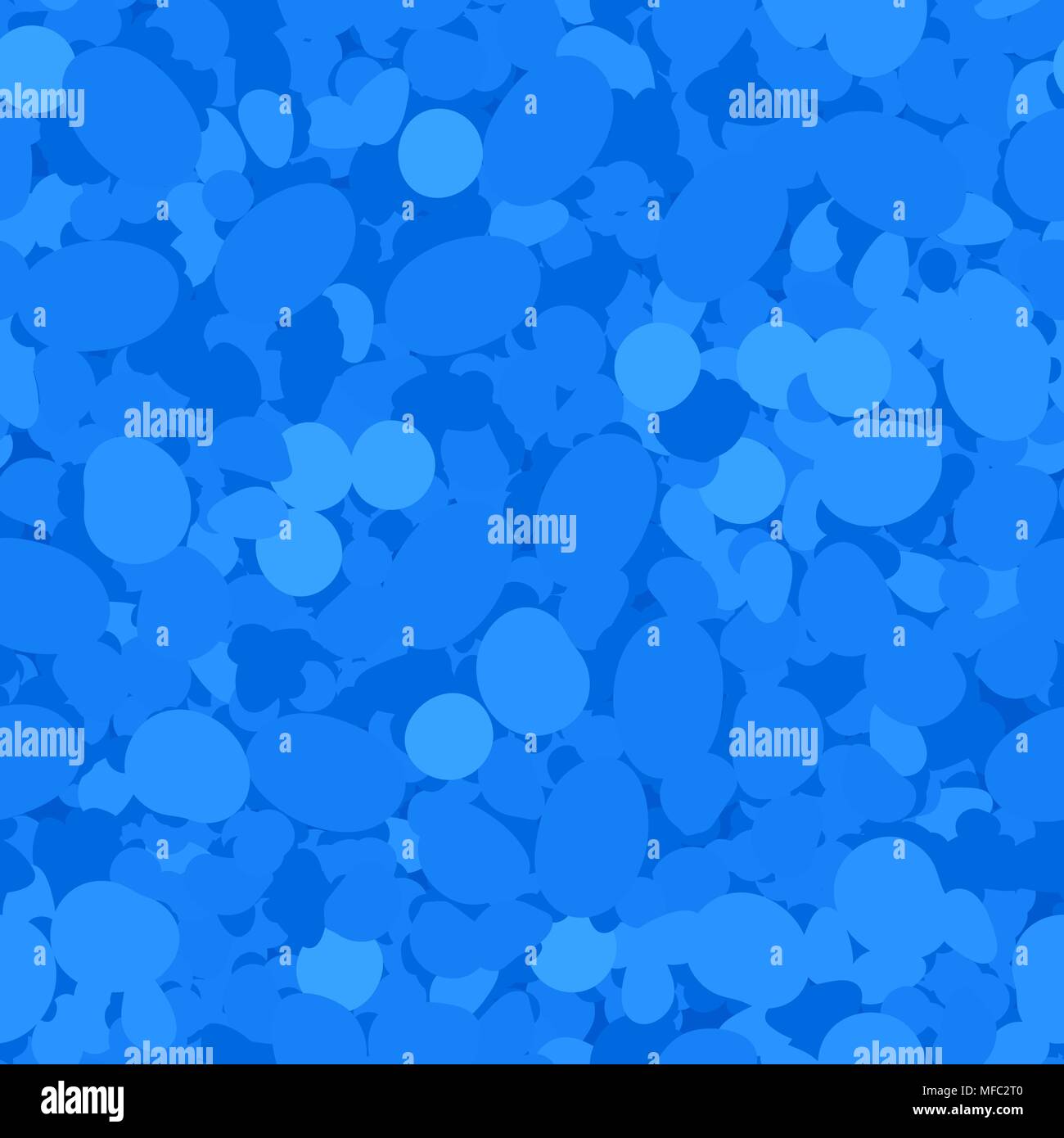 Les Cercles Bleu motif transparent. Illustration de Vecteur