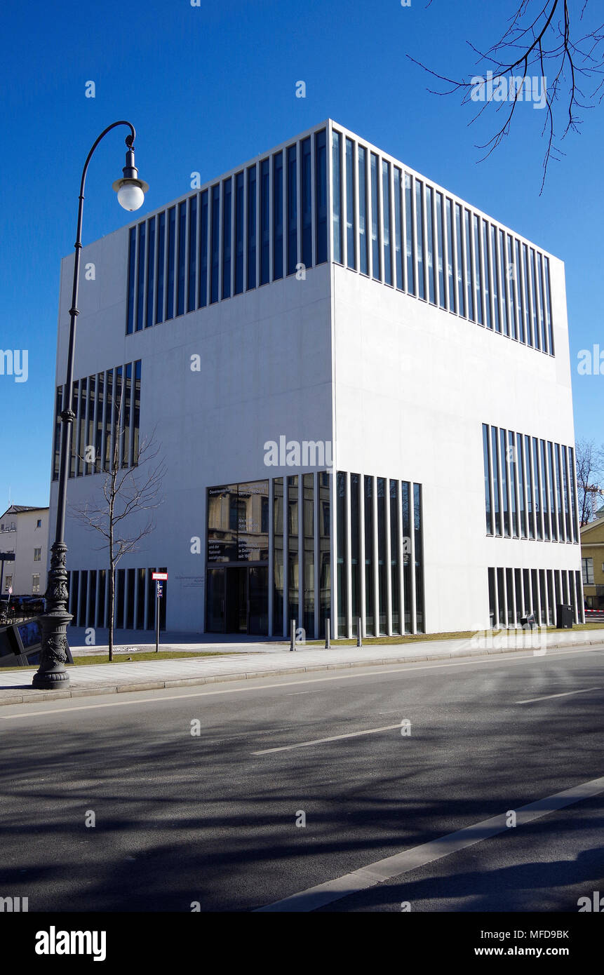 Centre de Documentation de Munich pour l'histoire du national-socialisme, un musée consacrée à l'histoire du régime nazi en Allemagne Banque D'Images