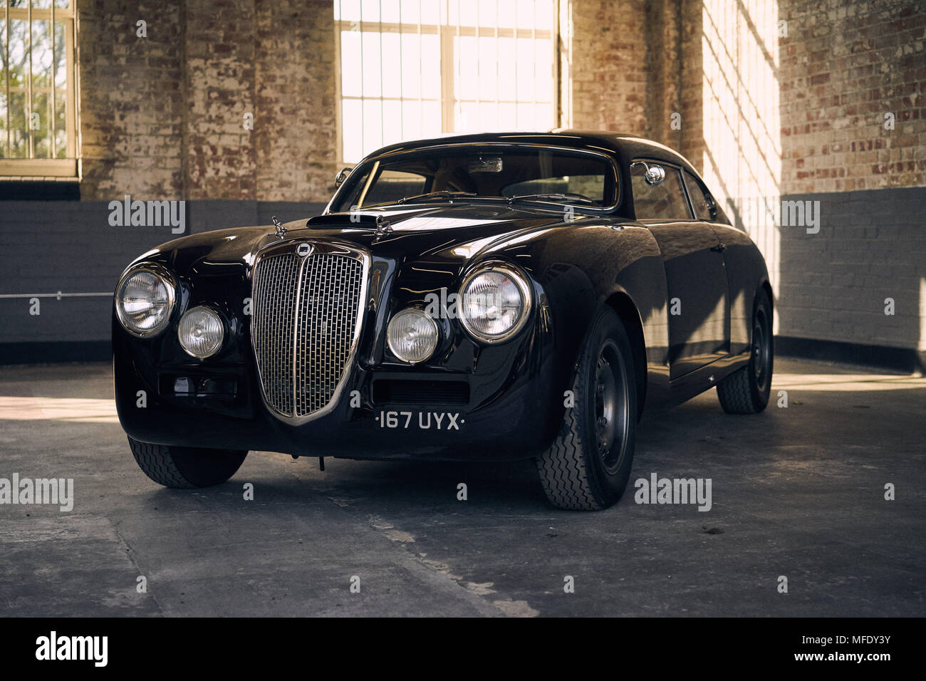 Black Lancia Aurelia B20GT Outlaw à Bicester Heritage Banque D'Images