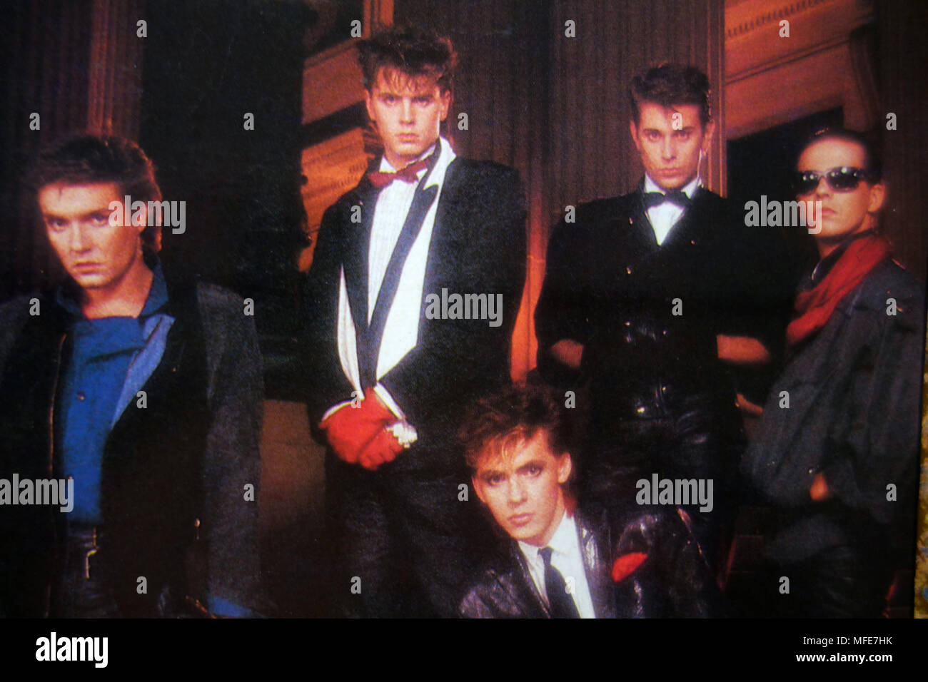 Duran Duran's Sept et le manchon de l'Album Ragged Tiger. Banque D'Images