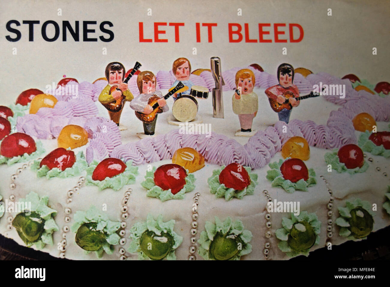 Les Rolling Stones (Let it Bleed) Pochette couvrir par Decca Records Photo  Stock - Alamy